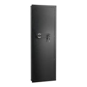 Wall Safe, 4-Tier Hidden Wall Mounted Gun Safe with Password & Key, Q235 Cold-Rolled Steel In-Wall Box with V952-BGBXJ39144341RL29001V9