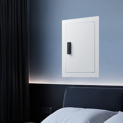0.83 sq.ft Wall Safe, 3-Tier Hidden Wall Safe with Password, Key & Turning Knob, Q235 Cold-Rolled Steel V952-BGBXJ4162522X2SV6001V9