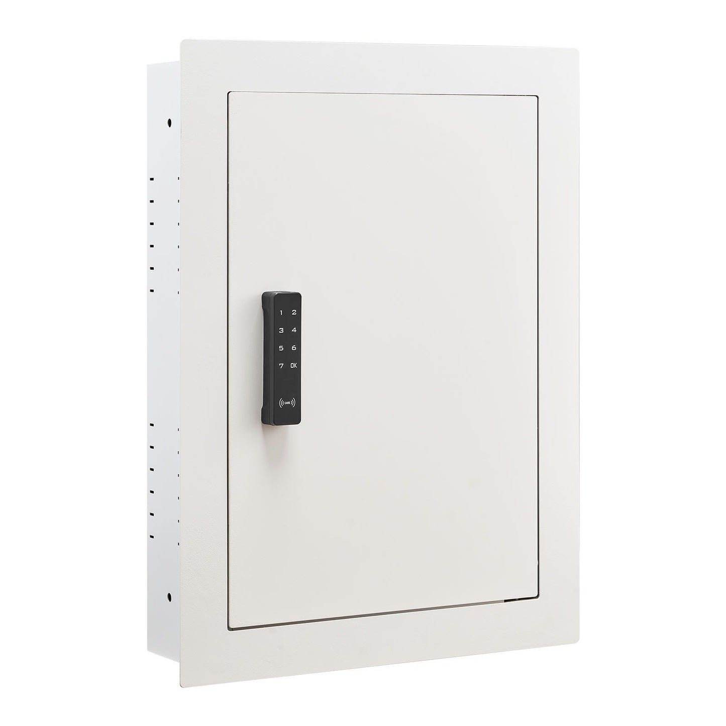 0.83 sq.ft Wall Safe, 3-Tier Hidden Wall Safe with Password, Key & Turning Knob, Q235 Cold-Rolled Steel V952-BGBXJ4162522X2SV6001V9