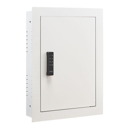 0.83 sq.ft Wall Safe, 3-Tier Hidden Wall Safe with Password, Key & Turning Knob, Q235 Cold-Rolled Steel V952-BGBXJ4162522X2SV6001V9