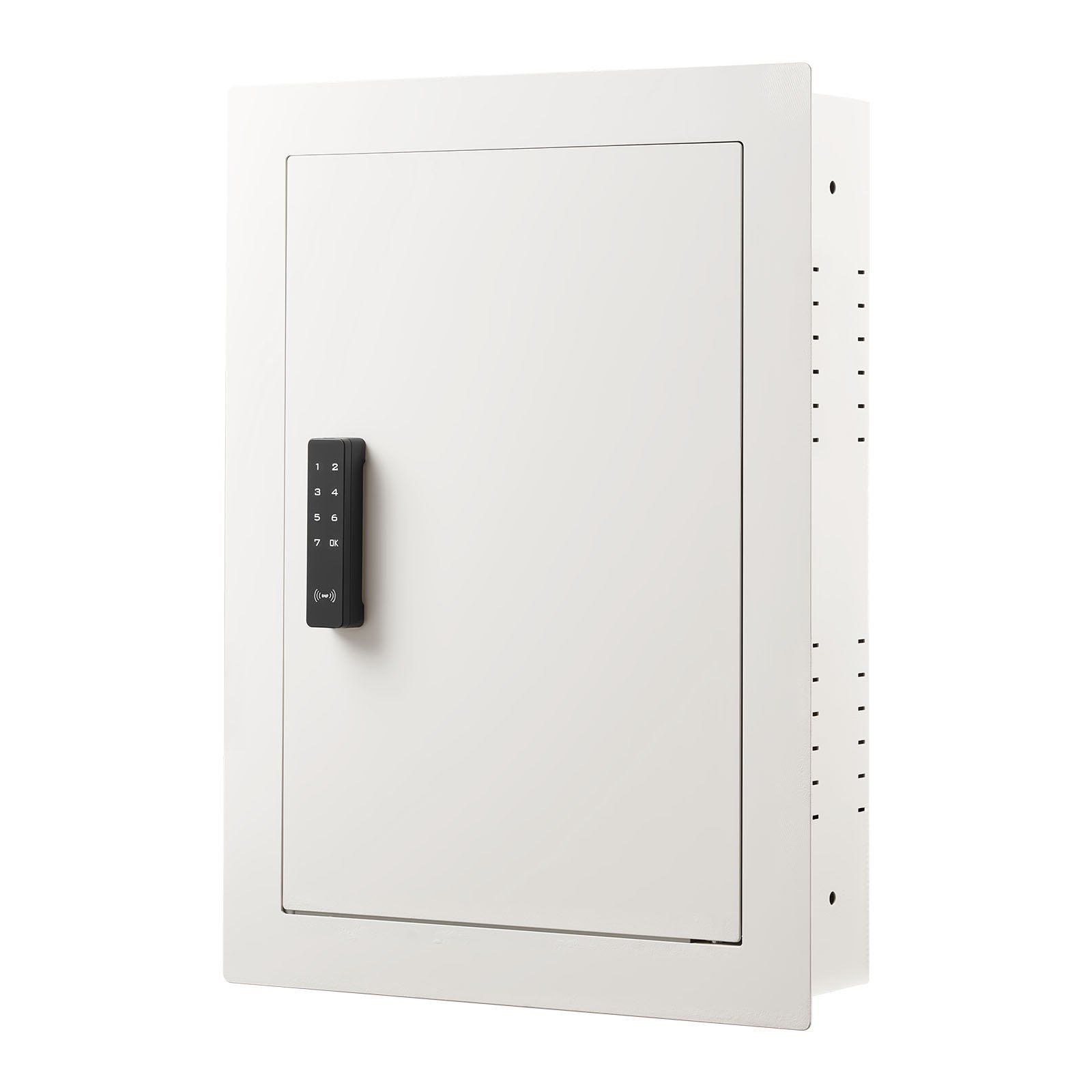 0.83 sq.ft Wall Safe, 3-Tier Hidden Wall Safe with Password, Key & Turning Knob, Q235 Cold-Rolled Steel V952-BGBXJ4162522X2SV6001V9