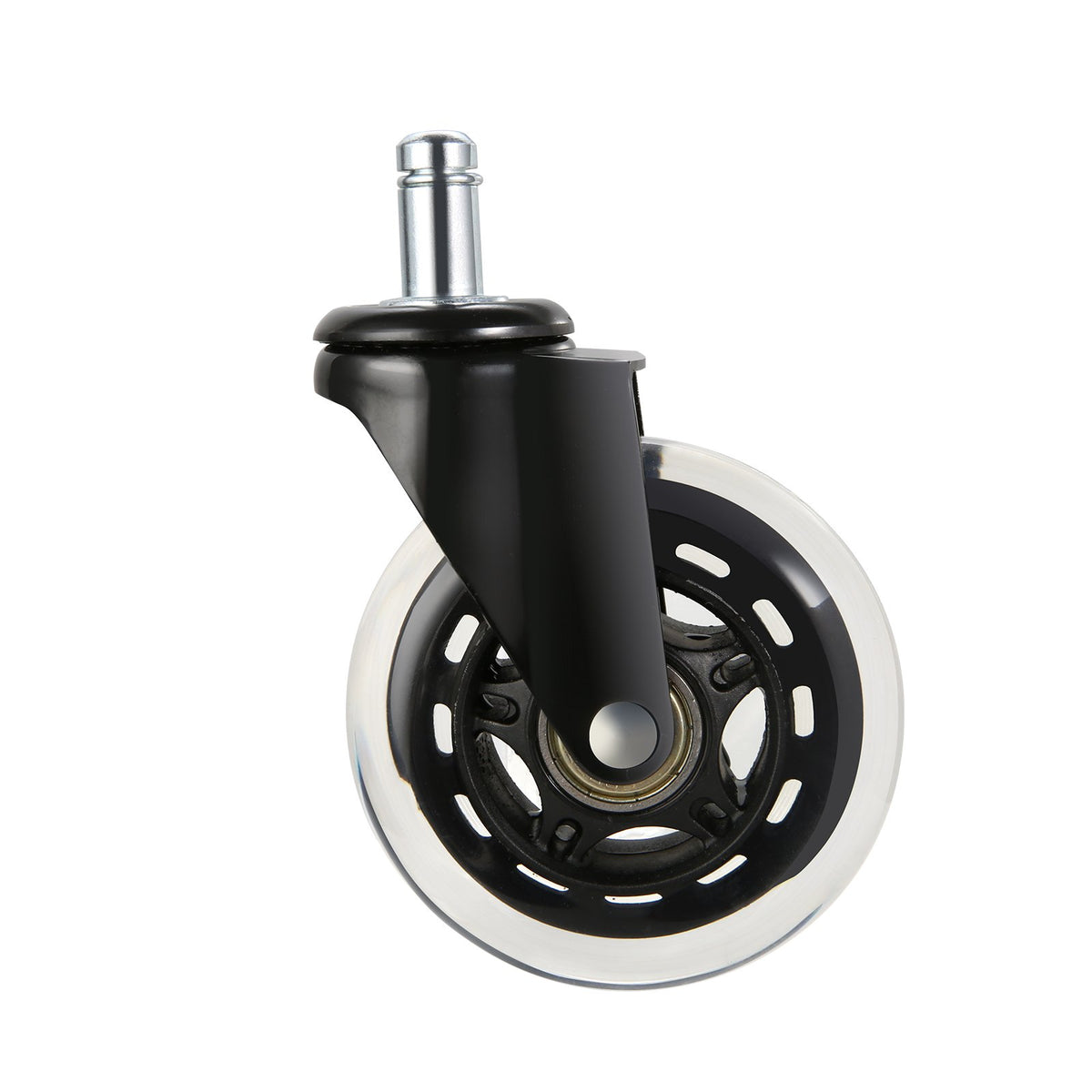 Office Chair Wheels, Set of 5, 76.2 mm Caster Wheels Replacement for Hardwood Floors and Carpet, Heavy Duty V952-BGLGJAZ3INCH1FZCLV0
