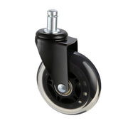 Office Chair Wheels, Set of 5, 76.2 mm Caster Wheels Replacement for Hardwood Floors and Carpet, Heavy Duty V952-BGLGJAZ3INCH1FZCLV0