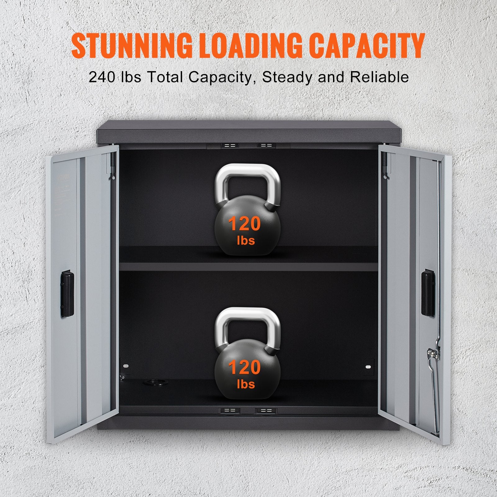 Foldable Wall Cabinet Garage Cabinet Wall Mounted 26 V952-BGSGJJ120LBSECZZ6V0
