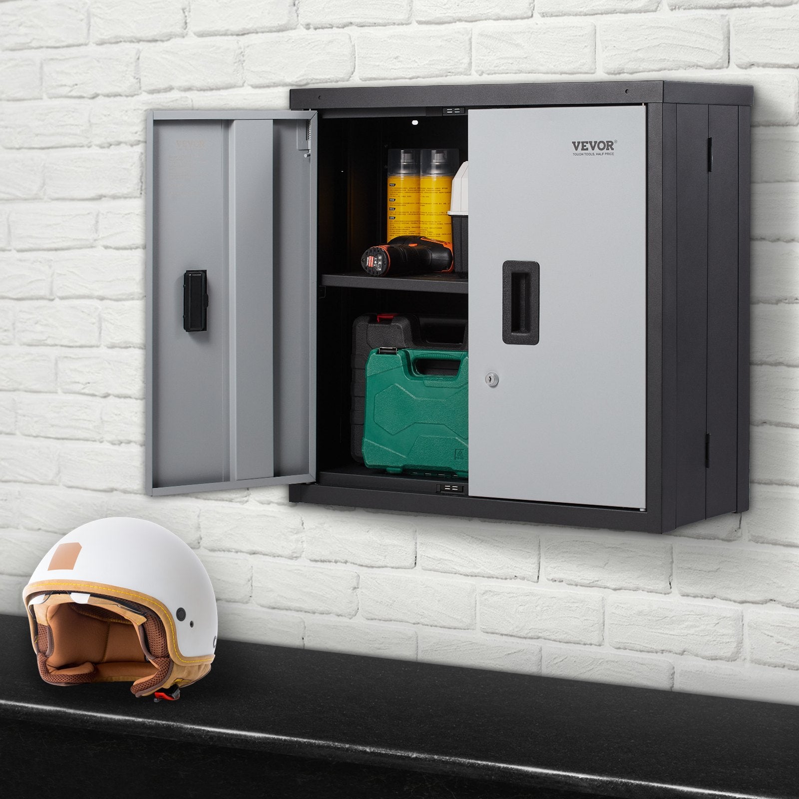 Foldable Wall Cabinet Garage Cabinet Wall Mounted 26 V952-BGSGJJ120LBSECZZ6V0