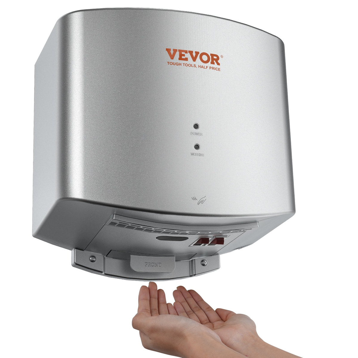 Heavy Duty Commercial Hand Dryer, 1400W Automatic High Speed ABS Warm Wind Hand Blower, 220V-240V & Built-In V952-BGSGSJYSZDGYBNB71V3