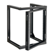 12U Wall Mount Server Rack, 68.04 kg Max Load Capacity, Open Frame Network Rack with 180 Degrees Gate Swing V952-BGSJJ12U18YC9I110001V0