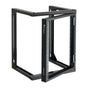 12U Wall Mount Server Rack, 68.04 kg Max Load Capacity, Open Frame Network Rack with 180 Degrees Gate Swing V952-BGSJJ12U18YC9I110001V0