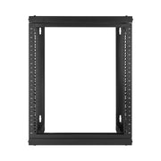 12U Wall Mount Server Rack, 68.04 kg Max Load Capacity, Open Frame Network Rack with 180 Degrees Gate Swing V952-BGSJJ12U18YC9I110001V0