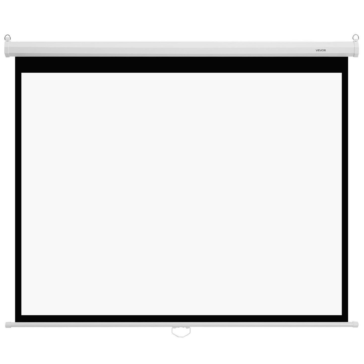 Manual Projector Screen, 1829 mm 4:3 4K 1080 HD Retractable Pull Down Projector Screen, Wall Mounted Movie V952-BGSTYPMBGSSDBNL19001V0