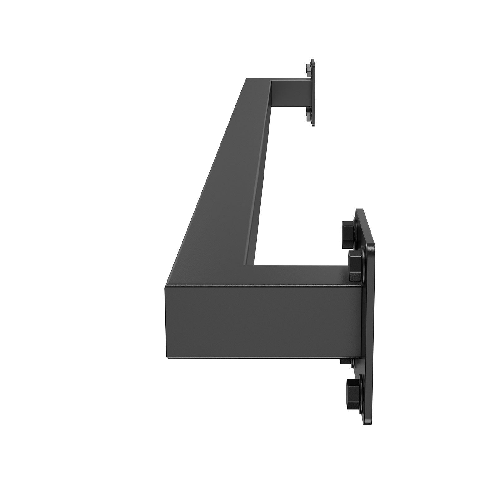 Wall Mounted Stair Handrail, 910mm Black Iron Staircase Handrail Indoor, 113kg Load Capacity, Industrial V952-BGSTZFGFS3FTNONYF001V0