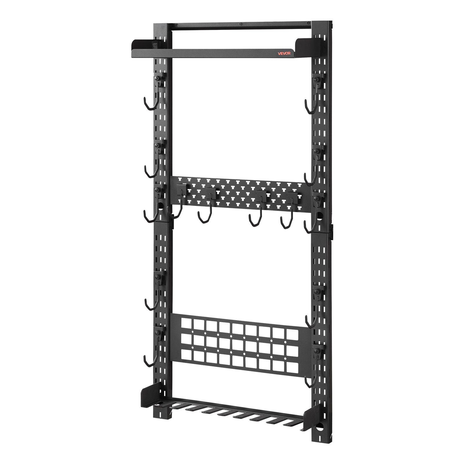 Gun Rack Wall Mount, Heavy Duty Steel, Indoor Rifle Shotgun Rack with Magazine Holder, MOLLE Panel, Gun V952-BGSZSQJJS5QWL0CBU001V0