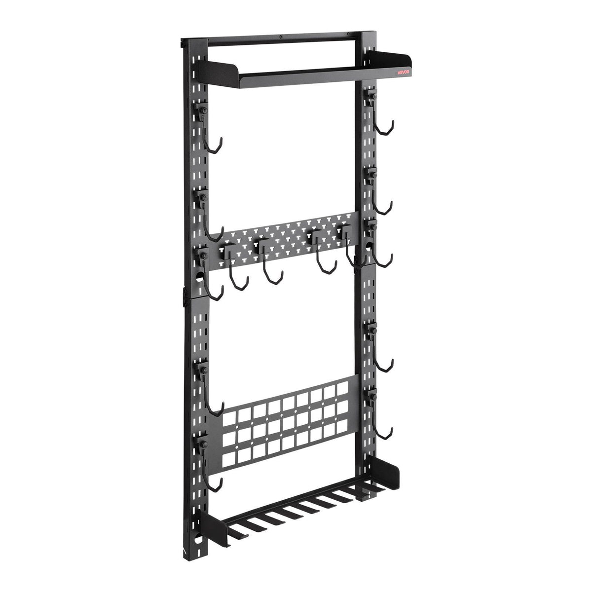 Gun Rack Wall Mount, Heavy Duty Steel, Indoor Rifle Shotgun Rack with Magazine Holder, MOLLE Panel, Gun V952-BGSZSQJJS5QWL0CBU001V0