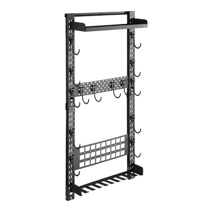 Gun Rack Wall Mount, Heavy Duty Steel, Indoor Rifle Shotgun Rack with Magazine Holder, MOLLE Panel, Gun V952-BGSZSQJJS5QWL0CBU001V0