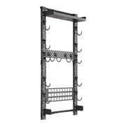 Gun Rack Wall Mount, Heavy Duty Steel, Indoor Rifle Shotgun Rack with Magazine Holder, MOLLE Panel, Gun V952-BGSZSQJJS5QWL0CBU001V0