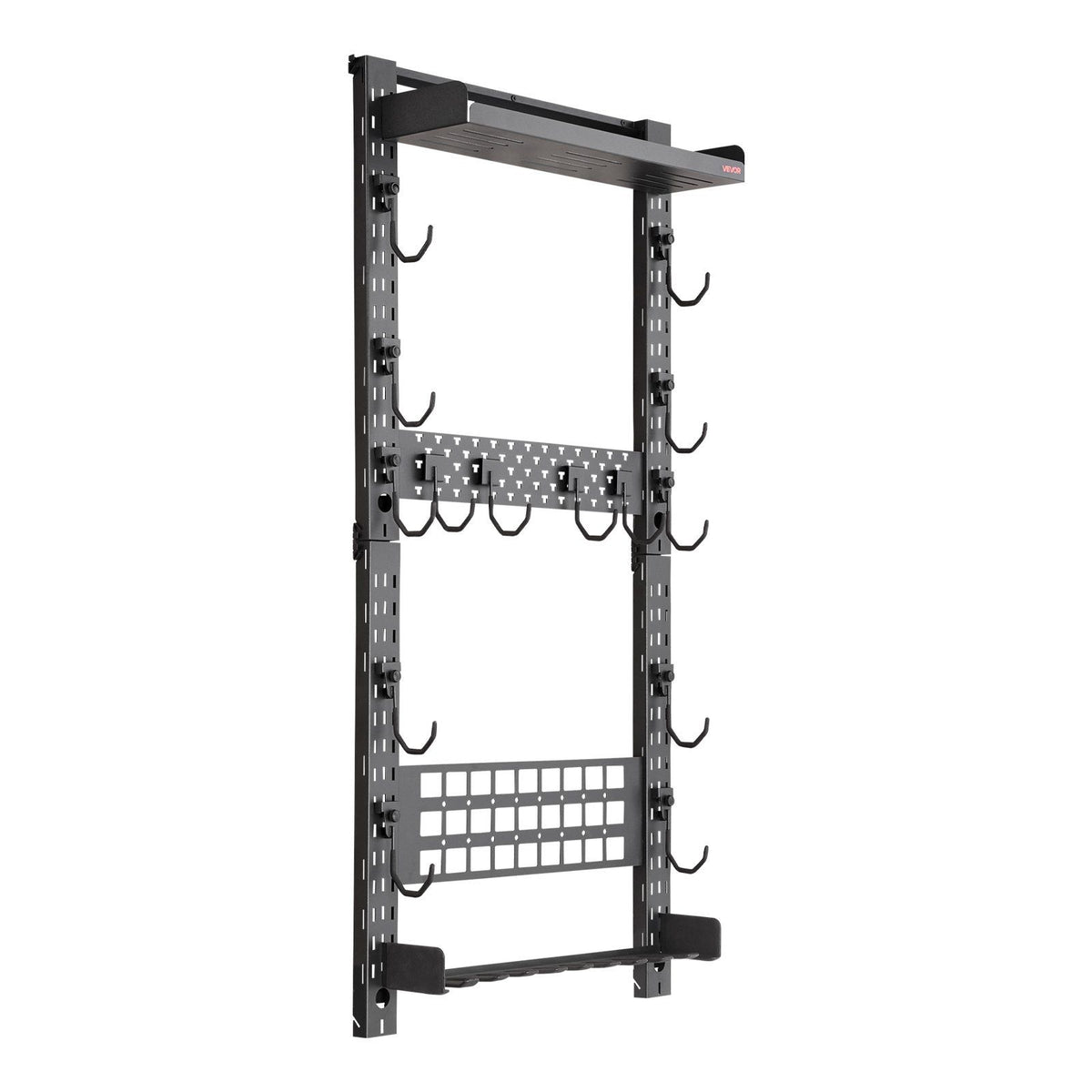 Gun Rack Wall Mount, Heavy Duty Steel, Indoor Rifle Shotgun Rack with Magazine Holder, MOLLE Panel, Gun V952-BGSZSQJJS5QWL0CBU001V0