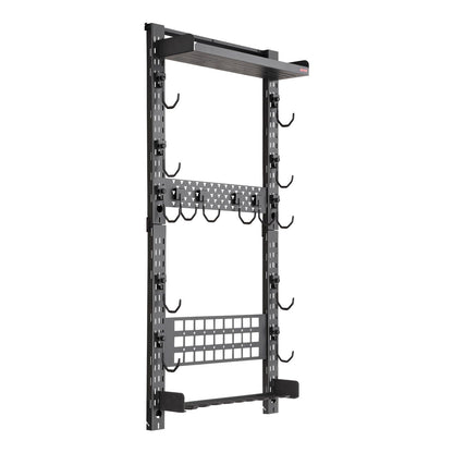 Gun Rack Wall Mount, Heavy Duty Steel, Indoor Rifle Shotgun Rack with Magazine Holder, MOLLE Panel, Gun V952-BGSZSQJJS5QWL0CBU001V0