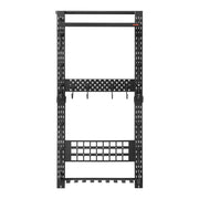 Gun Rack Wall Mount, Heavy Duty Steel, Indoor Rifle Shotgun Rack with Magazine Holder, MOLLE Panel, Gun V952-BGSZSQJJS5QWL0CBU001V0