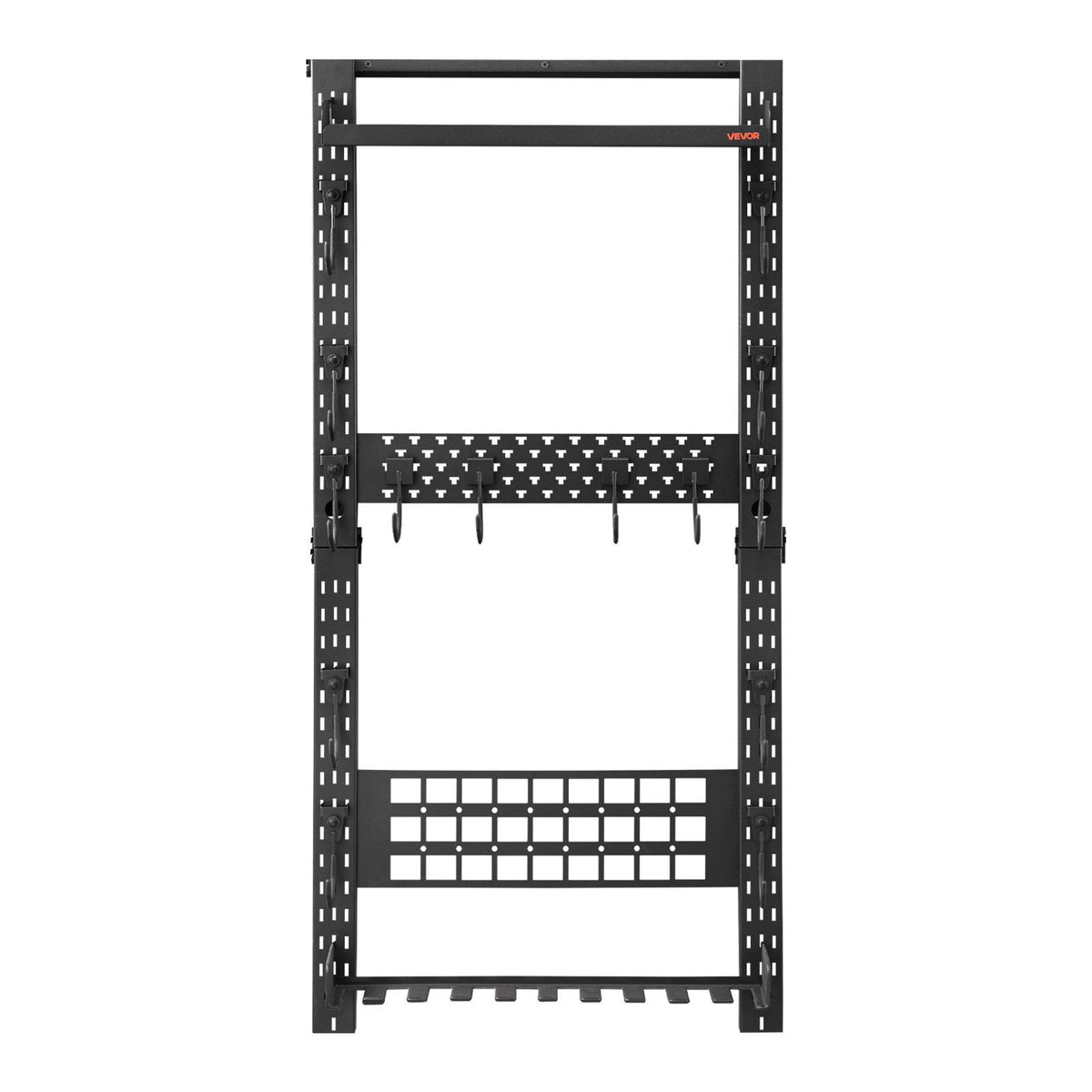 Gun Rack Wall Mount, Heavy Duty Steel, Indoor Rifle Shotgun Rack with Magazine Holder, MOLLE Panel, Gun V952-BGSZSQJJS5QWL0CBU001V0