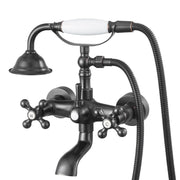 Clawfoot Tub Faucet, Wall Mount Bathtub Faucets with Handheld Shower, Vintage Oil-Rubbed Bronze Clawfoot Tub V952-BGSZZYGLTLTHLAC1L002V0