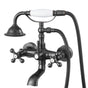 Clawfoot Tub Faucet, Wall Mount Bathtub Faucets with Handheld Shower, Vintage Oil-Rubbed Bronze Clawfoot Tub V952-BGSZZYGLTLTHLAC1L002V0