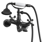 Clawfoot Tub Faucet, Wall Mount Bathtub Faucets with Handheld Shower, Vintage Oil-Rubbed Bronze Clawfoot Tub V952-BGSZZYGLTLTHLAC1L002V0