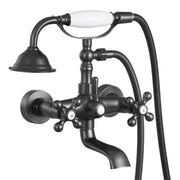 Clawfoot Tub Faucet, Wall Mount Bathtub Faucets with Handheld Shower, Vintage Oil-Rubbed Bronze Clawfoot Tub V952-BGSZZYGLTLTHLAC1L002V0