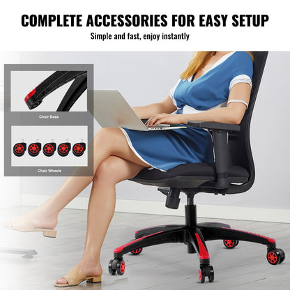 Office Chair Base Replacement, 710 mm, 1134 kg Static Load, Heavy Duty Universal Computer Desk Chair Stool V952-BGYDZPJ28SLD875TDV0