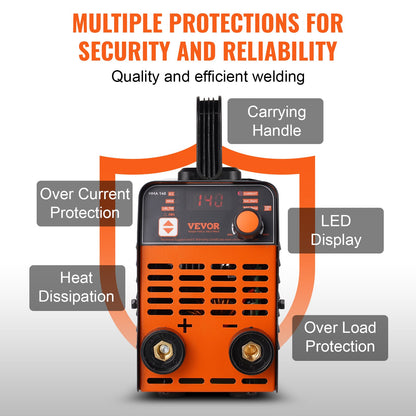 ARC Stick Welder 220V 140A Stick/Lift TIG 2-in-1 Welding Machine Hot Start V952-BHJBHSH140A06Y358V3