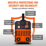 ARC Stick Welder 220V 160A 2in1 Lift TIG Welding Machine Hot Start V952-BHJBHSH200A0LS41BV3