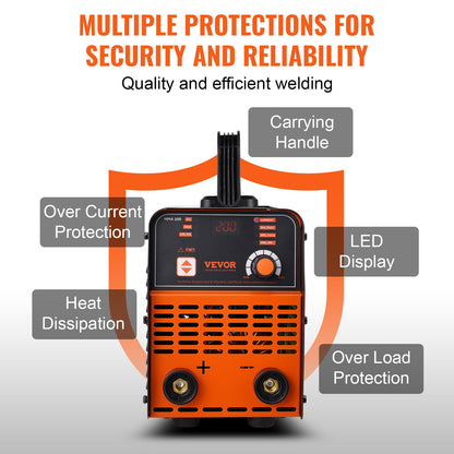 ARC Stick Welder 220V 160A 2in1 Lift TIG Welding Machine Hot Start V952-BHJBHSH200A0LS41BV3