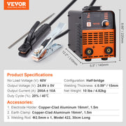 ARC Stick Welder 220V 160A 2in1 Lift TIG Welding Machine Hot Start V952-BHJBHSH200A0LS41BV3