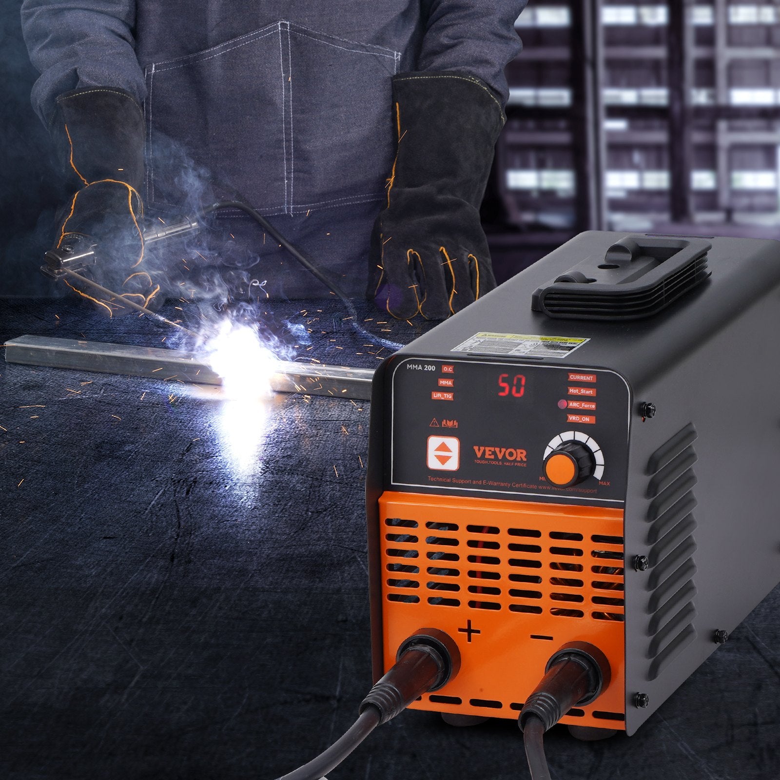 ARC Stick Welder 220V 160A 2in1 Lift TIG Welding Machine Hot Start V952-BHJBHSH200A0LS41BV3