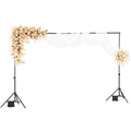 Backdrop Stand, 198 x 300 cm Adjustable Photo Backdrop Stand Kit, Portable Background Backdrop Stand with 5 V952-BJJ2KLJ6510FVP8ADV0