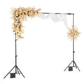 Backdrop Stand, 213 x 300 cm Adjustable Photo Backdrop Stand Kit, Portable Background Backdrop Stand with 3 V952-BJJ2KLJ710FT8206YV0