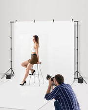 Backdrop Stand, 213 x 300 cm Adjustable Photo Backdrop Stand Kit, Portable Background Backdrop Stand with 3 V952-BJJ2KLJ710FT8206YV0