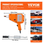 Stud Welder Kit, 5500 Stud Welder Dent Repair Kit, 800VA Spot Welder Stud Kit, Stud Gun Dent Puller Kit with V952-BJXFJ5500QXLSXFJ1V3