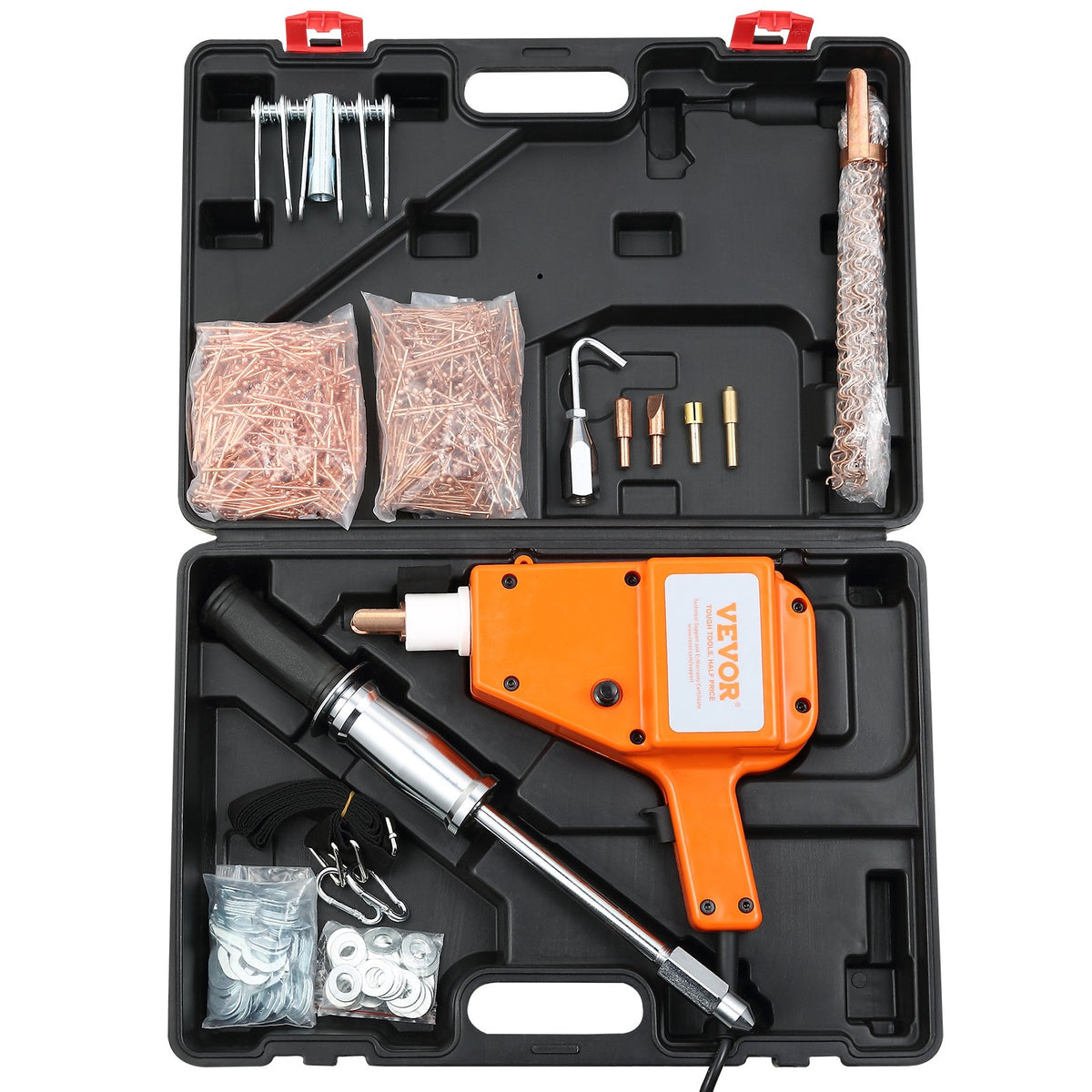 Stud Welder Kit, 5500 Stud Welder Dent Repair Kit, 800VA Spot Welder Stud Kit, Stud Gun Dent Puller Kit with V952-BJXFJ5500QXLSXFJ1V3