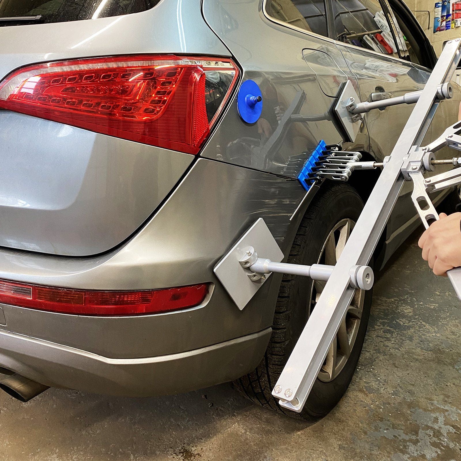 Car Dent Puller Kit, 85CM Dent Pull Lever 6 Claw Hook Accessories, Paintless Dent Removal Kit Dent Pull Lever V952-BJXFJLTAHLBQ10001V0