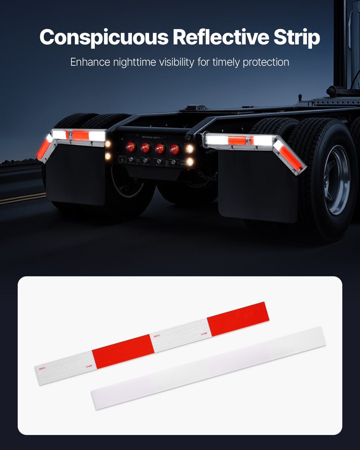 Stainless Steel Angled Spring Loaded Mud Flap Hangers, 2-1/2" (63.5mm) Bolt Spacing Mudflap Hangers for Semi V952-BKCDNBDJ212ILJ4FL001V0