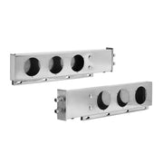 Stainless Steel Mud Flap Hangers with Light Cutouts, 2-1/2" (63.5mm) Bolt Spacing, Spring Loaded Mudflap V952-BKCDNBDJ212IW6KL0001V0