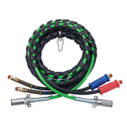 15FT Semi Truck Air Lines Kit, 3-in-1 Air Hoses & ABS Power Line for Semi Truck Trailer Tractor, 7-Way Plug V952-BKCKQRGTJSHY9EVQXV9