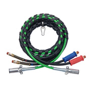 15FT Semi Truck Air Lines Kit, 3-in-1 Air Hoses & ABS Power Line for Semi Truck Trailer Tractor, 7-Way Plug V952-BKCKQRGTJSHY9EVQXV9