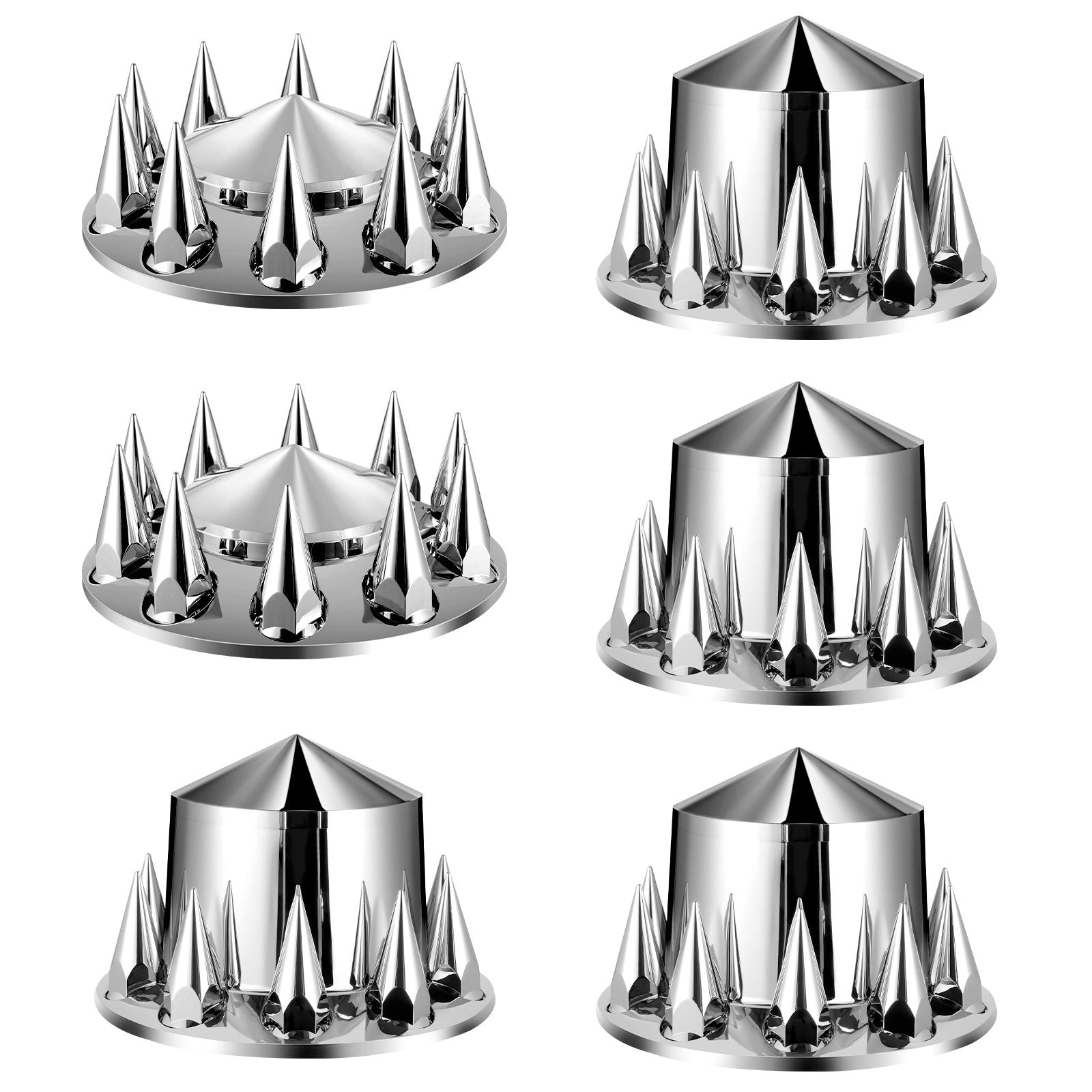 Rear&Front Axle Cover Combo Kit ABS Lug Nut Covers with Nut Cover Tools V952-BKCZGTJJCX6PCCM2XV0