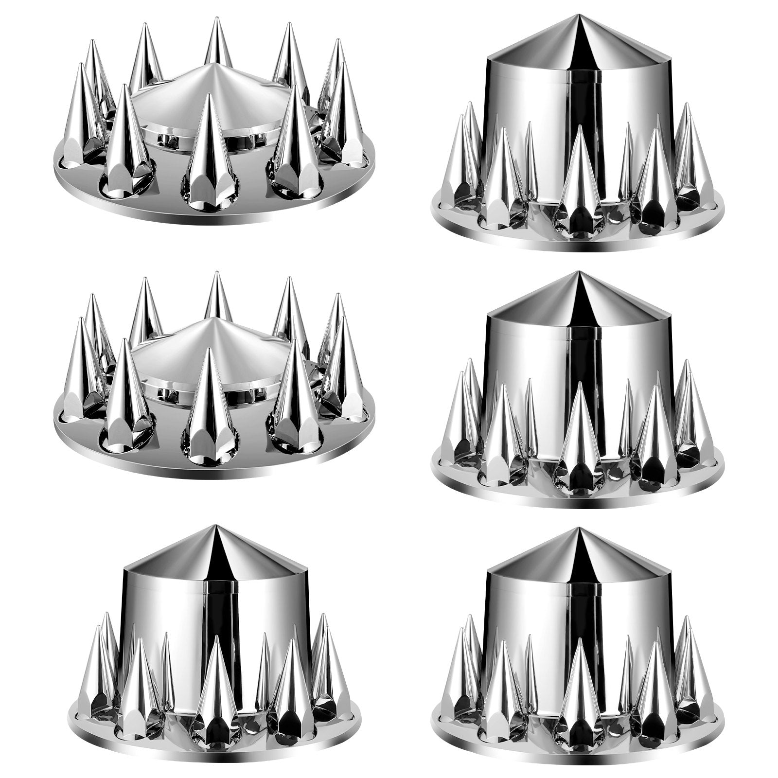 Rear&Front Axle Cover Combo Kit ABS Lug Nut Covers with Nut Cover Tools V952-BKCZGTJJCX6PCCM2XV0