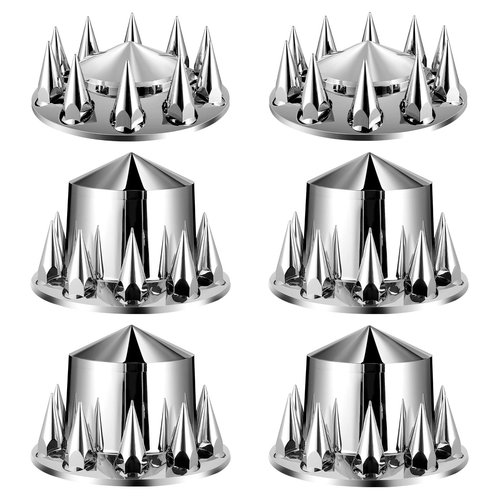 Rear&Front Axle Cover Combo Kit ABS Lug Nut Covers with Nut Cover Tools V952-BKCZGTJJCX6PCCM2XV0