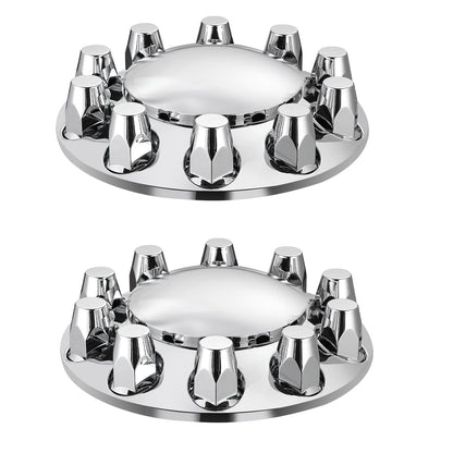 Front Axle Cover Combo Kit ABS Lug Nut Covers with Nut Cover Tools V952-BKCZGTJYDX2FS9XCRV0