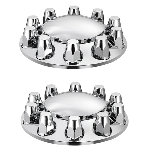 Front Axle Cover Combo Kit ABS Lug Nut Covers with Nut Cover Tools V952-BKCZGTJYDX2FS9XCRV0