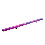 8FT Folding Balance Beam for Kids, 136.1KG Stable Support Gymnastics Floor Beam with Non-Slip Mat, Wood-Core V952-BKSJPHM8FT4I5V6S9001V0