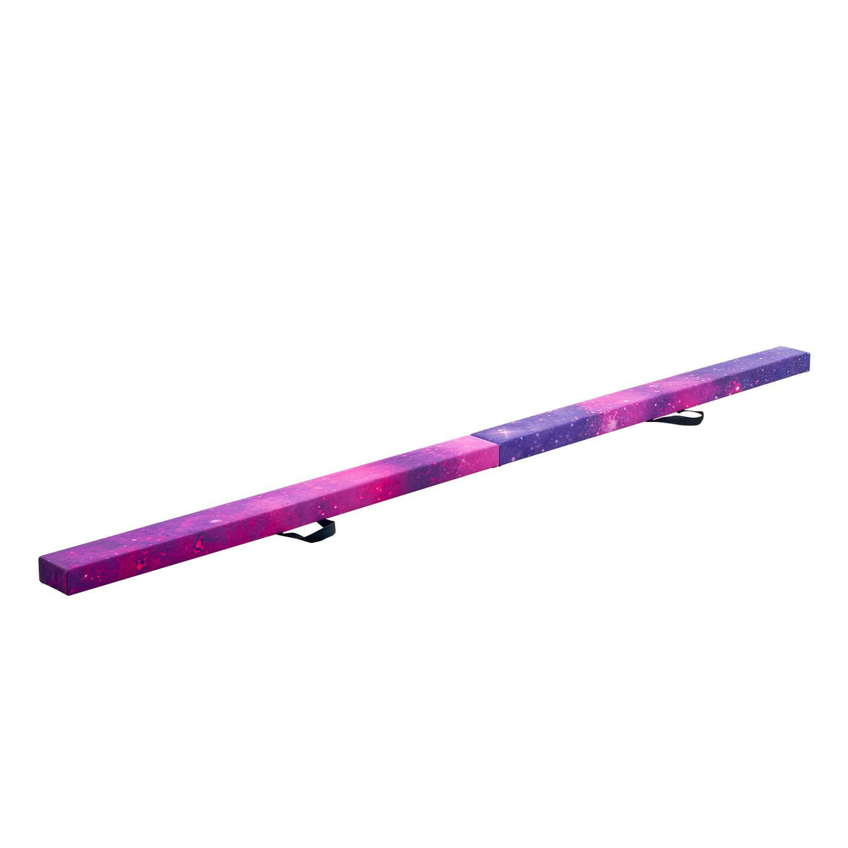 8FT Folding Balance Beam for Kids, 136.1KG Stable Support Gymnastics Floor Beam with Non-Slip Mat, Wood-Core V952-BKSJPHM8FT4I5V6S9001V0